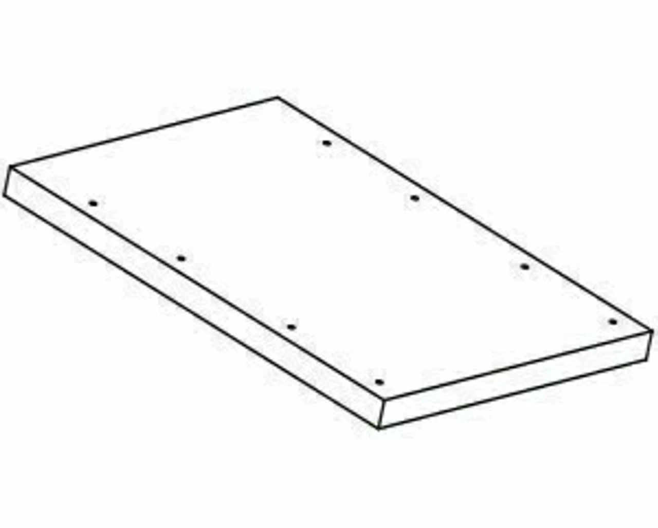 Workrite Mounting Spacer For 17" Tracks 3 Workrite Mounting Spacer For 17" Tracks