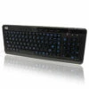 Adesso 3-Color Illuminated Compact Multimedia Keyboard -Logitech sHOP 201406050258371 85568.1662393500