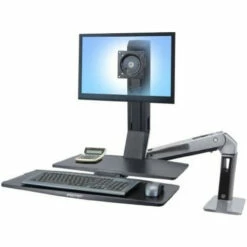 Ergotron WorkFit-A Single LD Monitor With Worksurface+