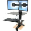 Ergotron WorkFit-S Dual Monitor Sit-Stand Workstation With Worksurface+ 2 Ergotron WorkFit-S Dual Monitor Sit-Stand Workstation With Worksurface+ -Logitech sHOP 33 349 200 1 97508.1646519159