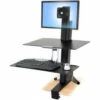 Ergotron WorkFit-S Single LD Monitor Sit-Stand Workstation With Worksurface+ -Logitech sHOP 33 350 200 1 65552.1646519318
