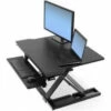 Ergotron WorkFit-TX Sit-Stand Desktop With Height-Adjustable Keyboard Platform