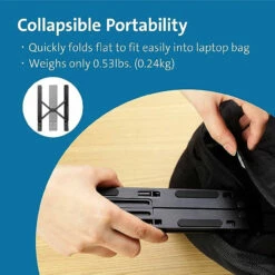 Kensington Collapsible Aluminum Laptop Riser -Logitech sHOP 71cEefiX82L. AC SX679 37209.1690870663
