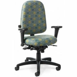 OM Seating 7780 Paramount Medium Managerial Chair With Adjustable Lumbar