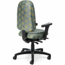 OM Seating 7780 Paramount Medium Managerial Chair With Adjustable Lumbar -Logitech sHOP 7780 2 43456.1647441145
