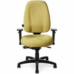 OM Seating 7878 Paramount Mid Back Managerial Chair With Adjustable Lumbar