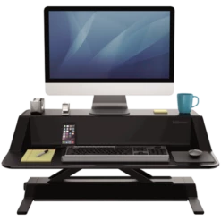 Fellowes Lotus Sit-Stand Workstation - Black 8 Fellowes Lotus Sit-Stand Workstation - Black -Logitech sHOP FEL0007901 2 55250.1646715414