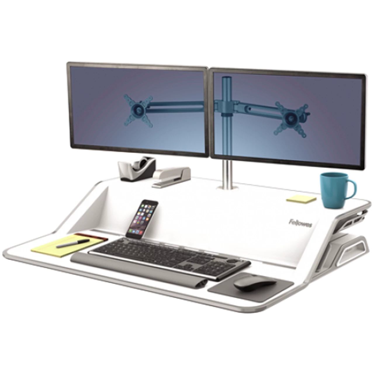 Fellowes Lotus Dual Monitor Arm 5 Fellowes Lotus Dual Monitor Arm - Image 3