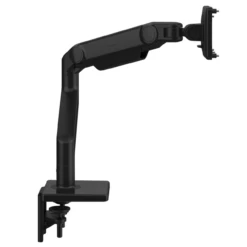 Humanscale M8.1 Single Monitor Arm With Clamp Mount - Black