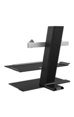 Humanscale Quickstand Dual Monitor Freestanding Sit-Stand Workstation With Large Platform -Logitech sHOP HS QSBC30FPP 3 35866.1702828388