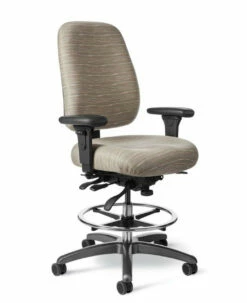 OM Seating IU77HD Intensive Use Heavy Duty Medium/High Back Stool