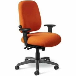 OM Seating PTYM Paramount Value Series Large/Extra-Tall Managerial Chair With Adjustable Lumbar