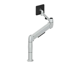Adapt SpaceArm Sit/Stand Monitor Arm, Platinum -Logitech sHOP SS01X4BT 1 08982.1695489327