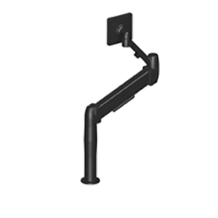 Adapt SpaceArm Sit/Stand Monitor Arm, Black -Logitech sHOP SS01X4BT 29068.1695489139