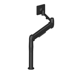 Adapt SpaceArm Sit/Stand Monitor Arm, Black -Logitech sHOP SS01X8BT 51815.1695489139