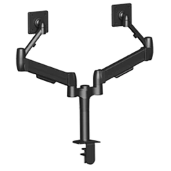 Adapt SpaceArm Sit/Stand Dual Monitor Arm, Black -Logitech sHOP SS02X6CL 45329.1695492293