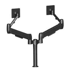 Adapt SpaceArm Sit/Stand Dual Monitor Arm, Black -Logitech sHOP SS02X8BT 61811.1695492294