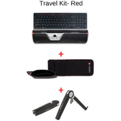 Contour Design RollerMouse Red Wireless Travel Kit