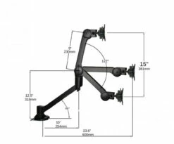 Grand Stands ACE15 Monitor Arm System 7 Grand Stands ACE15 Monitor Arm System -Logitech sHOP grandstands ace15 tech specs gallery lrg hz 90310.1656948579