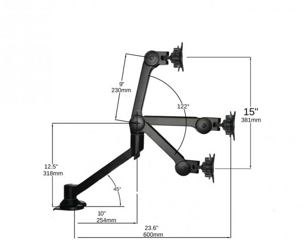 Grand Stands ACE15 Monitor Arm System 5 Grand Stands ACE15 Monitor Arm System - Image 3