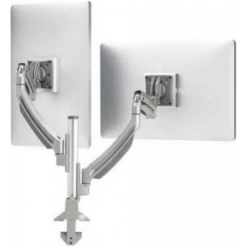 Chief Kontour K1D Dynamic Desk Mount Dual Monitor Arm - Silver