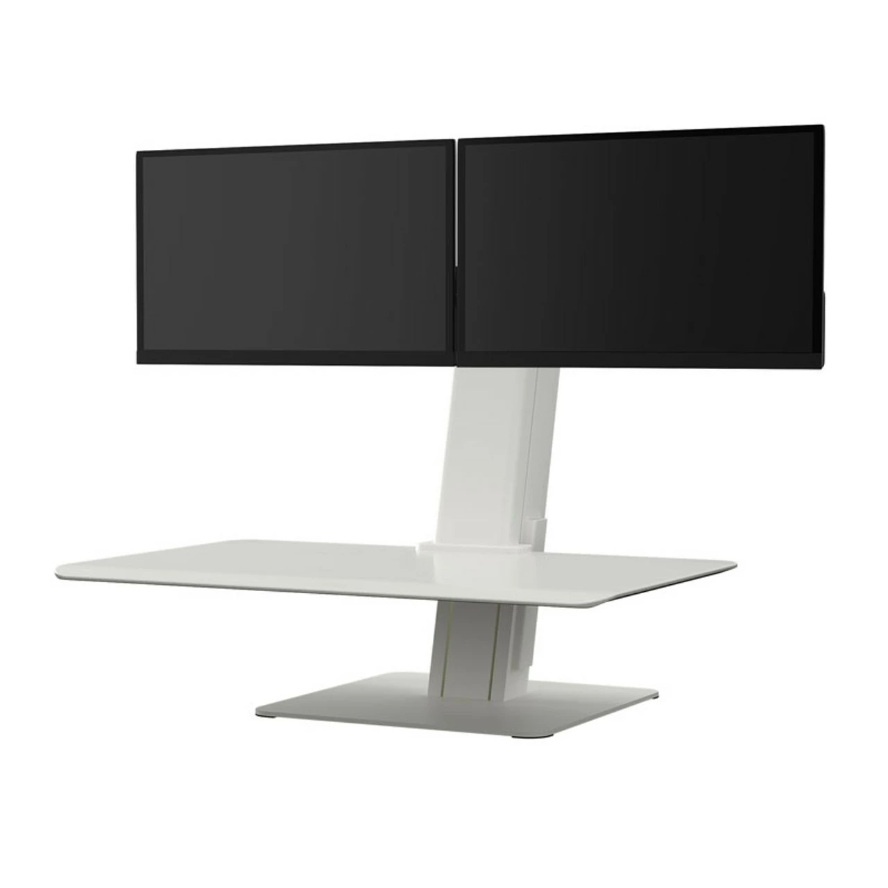 Humanscale QuickStand Eco Dual Monitor Sit/Stand Desk Solution - White 3 Humanscale QuickStand Eco Dual Monitor Sit/Stand Desk Solution - White