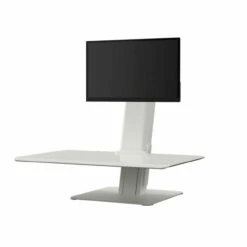 Humanscale QuickStand Eco Single Monitor Sit/Stand Desk Solution - White